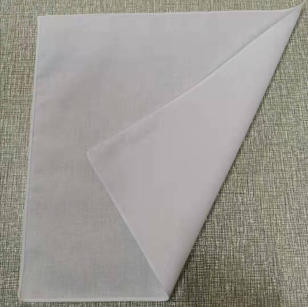 Cotton white square towel painting tie-dye towel face sweat-absorbent towel DIY pure white handkerchief factory spot wholesale