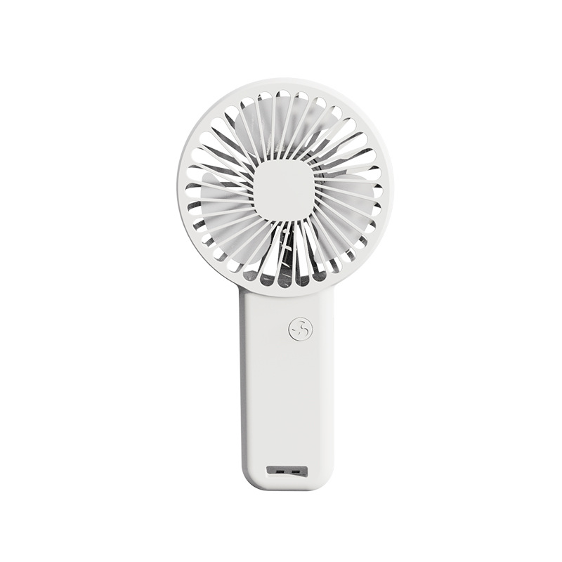 2025 New Handheld Fan USB Rechargeable Small Fan Portable Mini Dormitory Desktop Silent Gift Logo