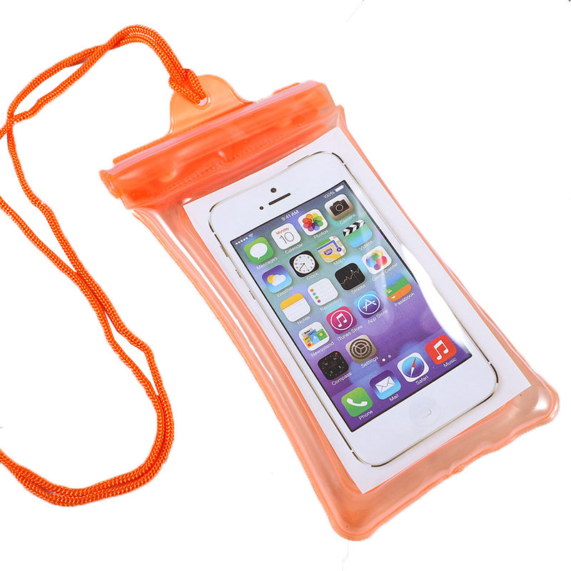 Mobile Phone Waterproof Bag Can Float Touch Screen with Air Bag for Swimming and Rafting 70% off Sealed Diving Set for Takeaway Riders to Take Photos