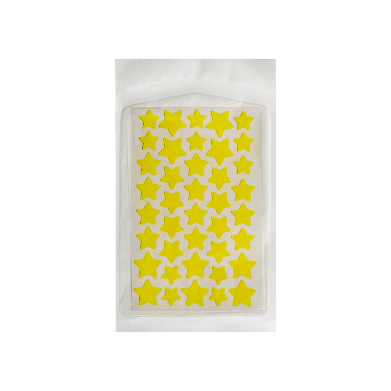 Cross-Border Pe Star Acne Removal Patch Peach Heart Colorful Multi-Shaped Acne Patch Portable Invisible Transparent Acne Covering Patch