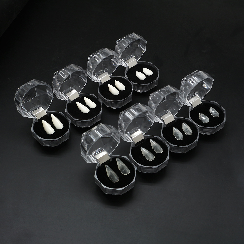 Halloween vampire false teeth zombie false teeth pointed braces small tiger teeth braces cosplay makeup props