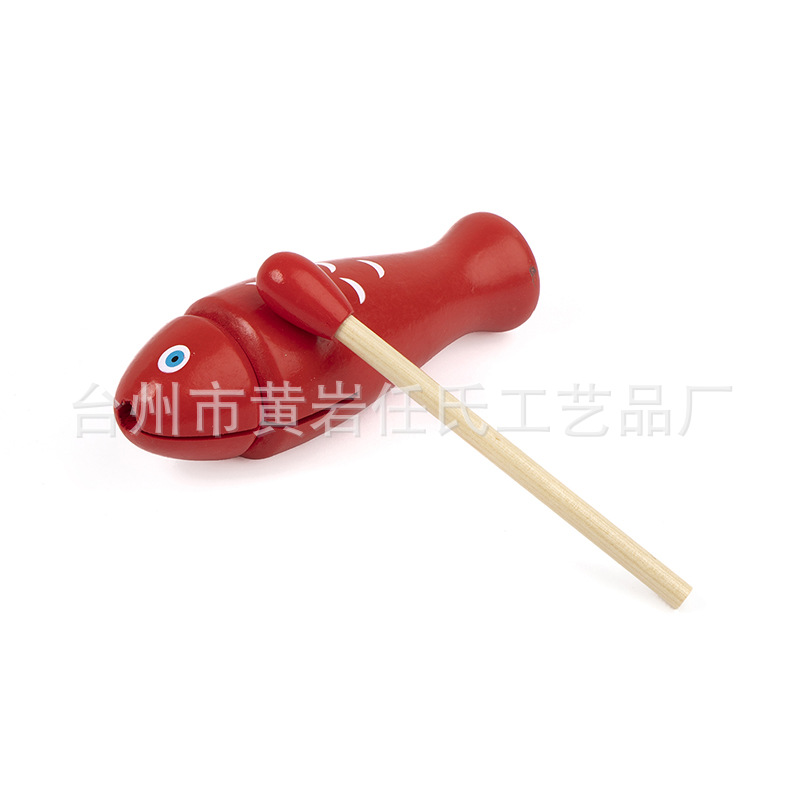 Factory wholesale wooden fish percussion toys children enlightenment musical instruments