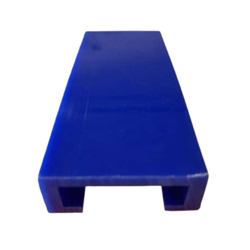 Ultra-high wear pad rail polyethylene chain guide rail U-shaped conveying linear guide groove steel wrapped UPE wear strip wholesale