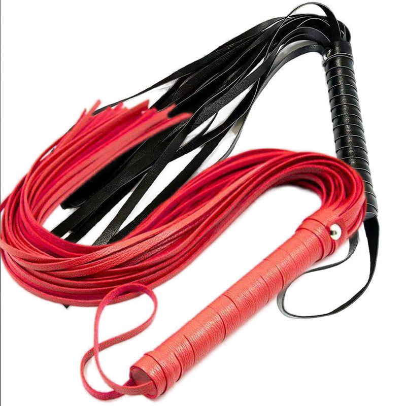 SM festival performance props PU leather whip dance flirt cos whip photo pointer tassel fun props