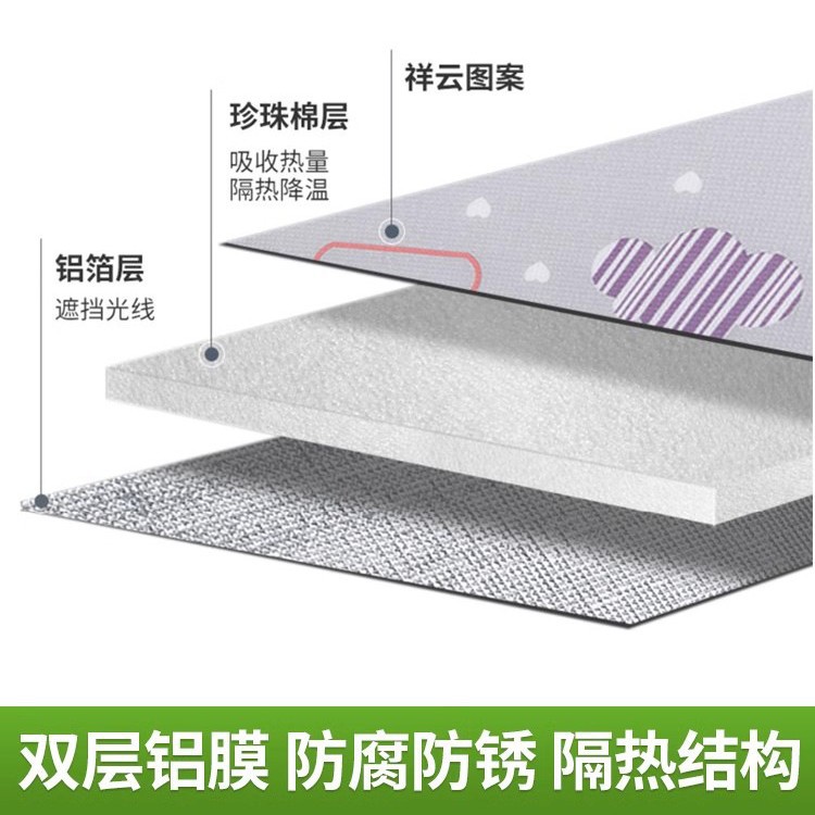 Sun Protection Insulation Film Kitchen Refrigerator Sunshade Commercial Outdoor Freezer Side Anti-Exposure Balcony Glass Insulation Board