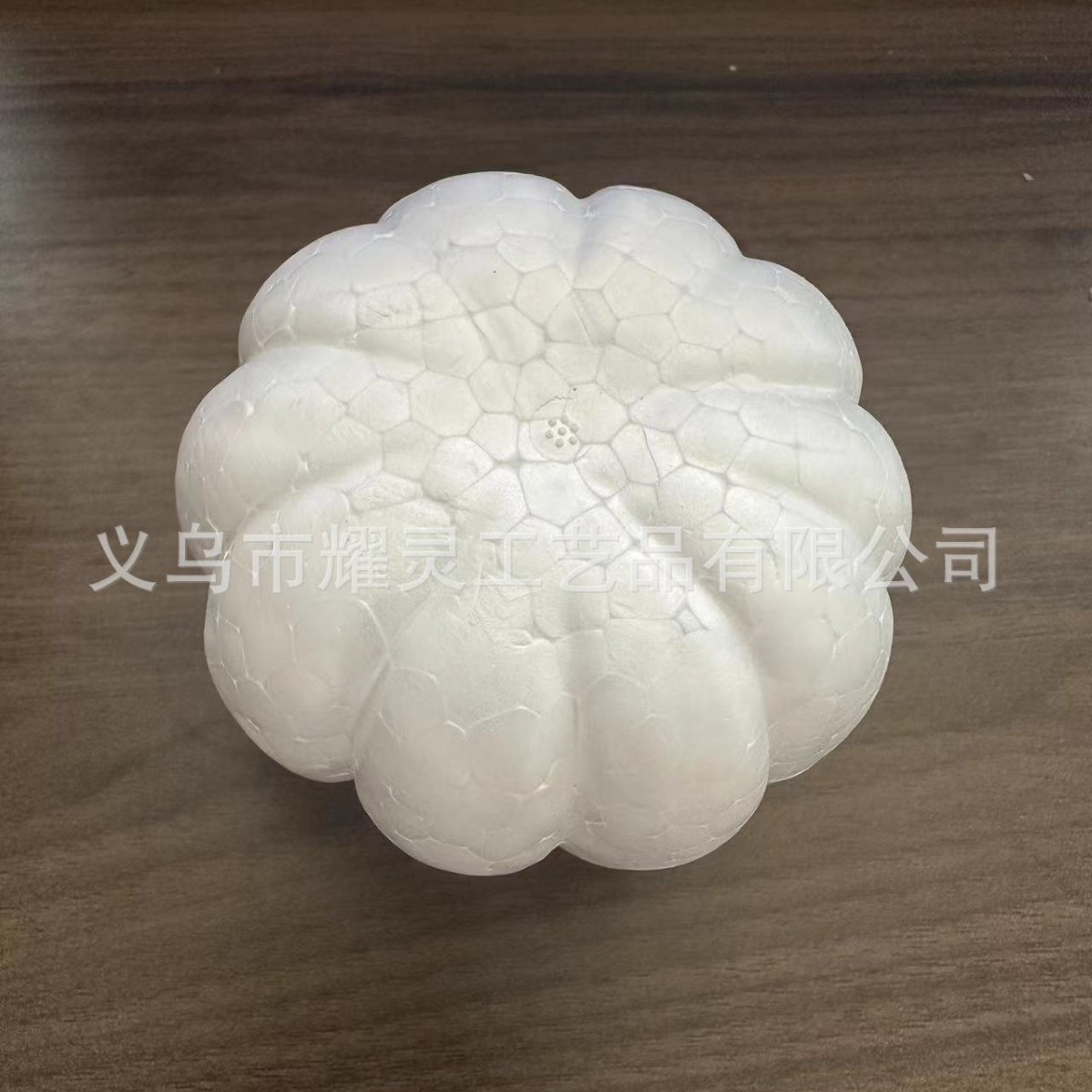 Foam Pumpkin Factory Directly Supply Halloween Styrofoam 8CM Pumpkin Ghost Festival Decoration Props White Billet Graffiti