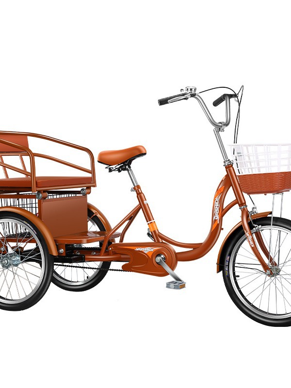 The new manufacturers on behalf of the hair pedal tricycle human bicycle pedal elderly walking tricycle light small car