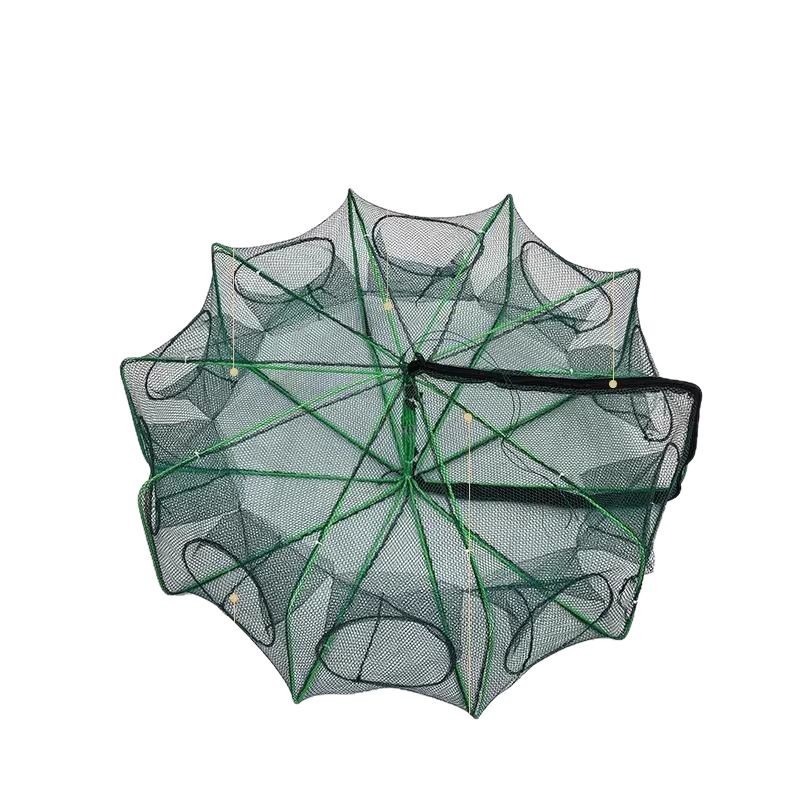 Shrimp Cage Fishing Net Shrimp Catching Net Fishing Cage Lobster Net Thickened Umbrella-Shaped Crab Eel Loach Cage Hand-Thrown Fishing Gear Fish Net
