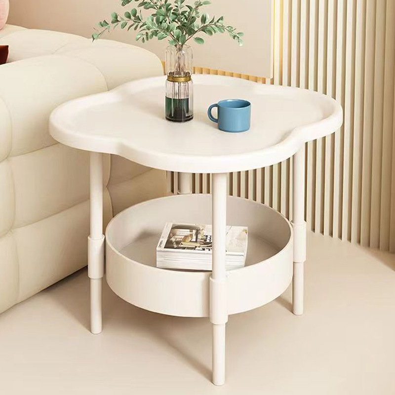 Home Sofa Side Table Living Room Mobile Coffee Table Bedroom Bedside Rack Simple Small Apartment Side Table Mini Table
