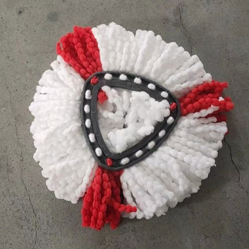 Fit O-Cedar/Vileda triangle mop head microfiber 360 degree rotating mop accessories replacement head