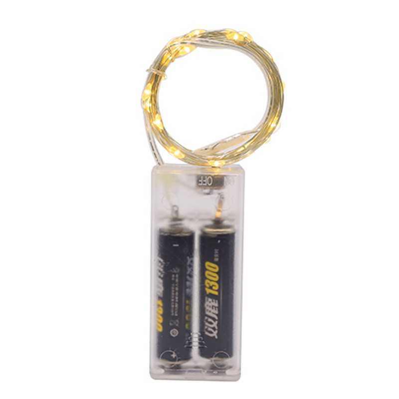 Led copper wire light string USB remote control colored lights wholesale copper wire lights battery box light string Christmas lights holiday wave ball lights