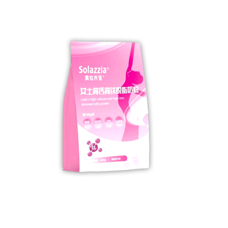 Milk Powder Ladies Milk Powder High-iron High-calcium Defatted Sucrose-free Separate Packaging 400g Bags for College Students and Teenagers