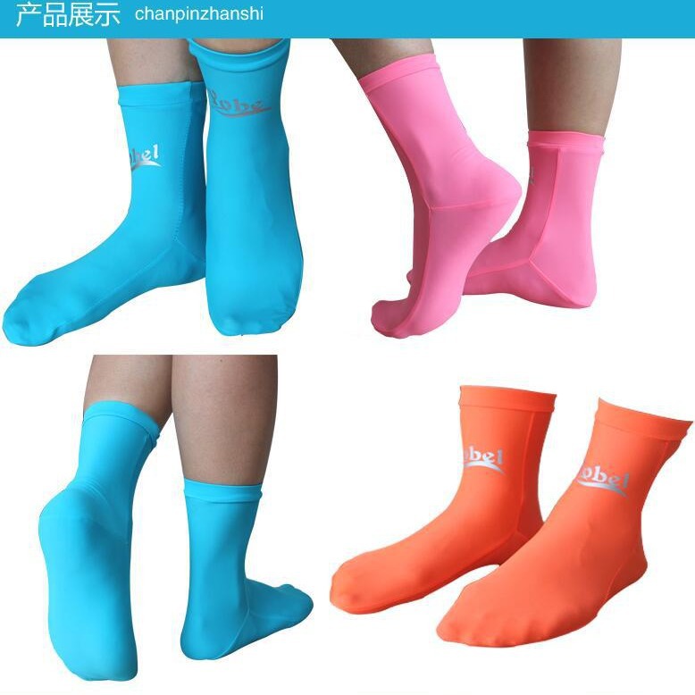New adult Lycra socks nylon light swimming socks flippers female snorkeling socks male diving socks wholesale