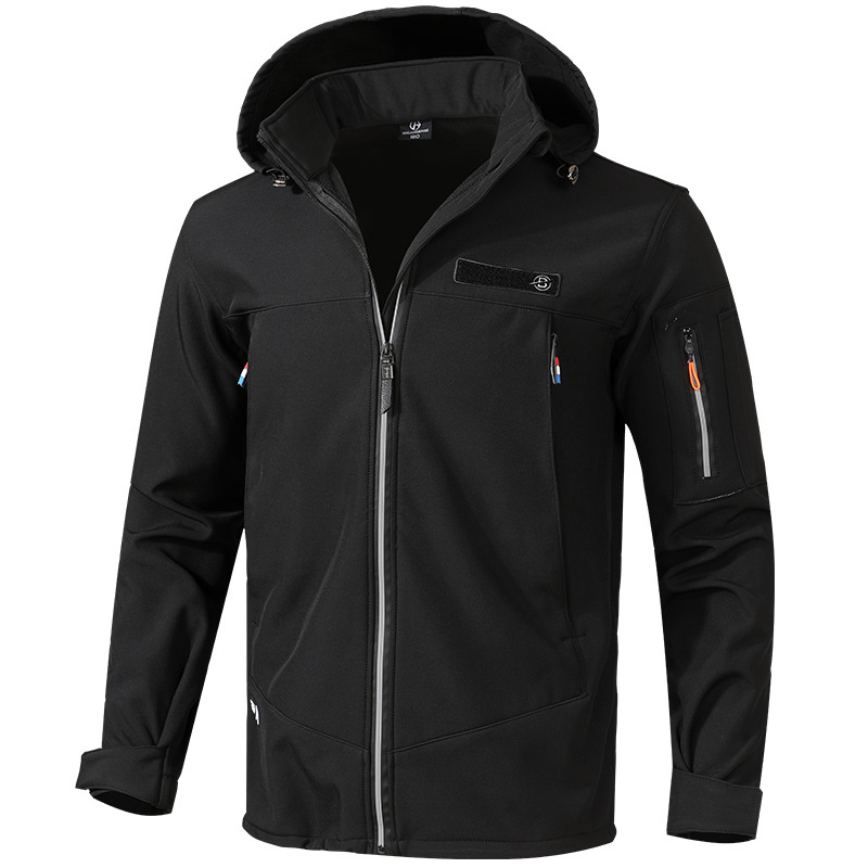 Winter jacket suit men's fleece-lined thickened windproof Waterproof warm clothes cycling outdoor mountaineering clothes overalls