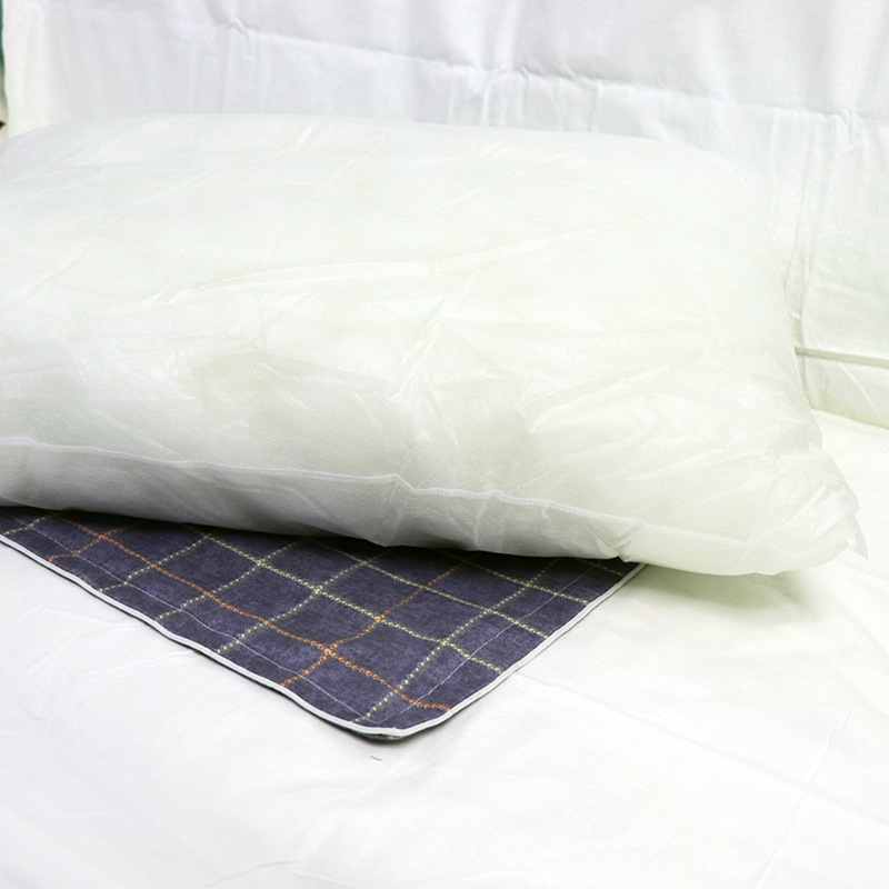 Manufacturer Wholesale Student Pillow Dormitory Single Pillow Sponge Pillow Striped Plaid with Pillowcase Labor Protection Removable Pillow Core