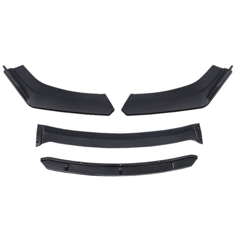 Car Universal Front Shovel Modified Surround Front Lip Anti-Collision Strip Hatchback Three Compartment Surround Chin Corner Protector Decorative Front Shovel