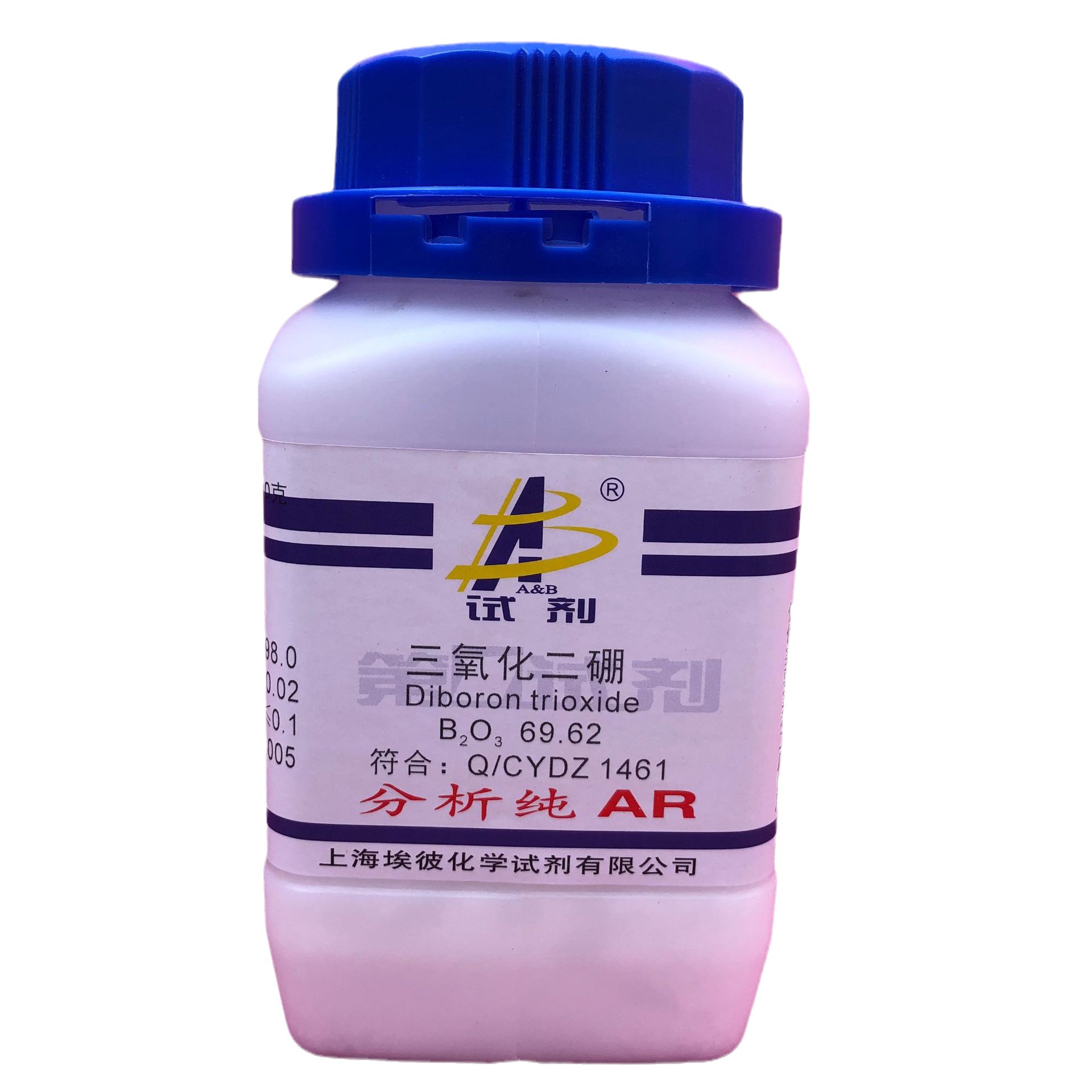 Spot Boron Oxide, Boron Trioxide, Boronic Acid, Analytical Pure Ar 500 Grams, Bottled 1303-86-2