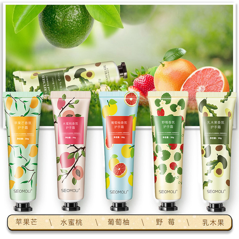 Hand Cream Genuine Manufacturer Wholesale Fruit Plant Horse Oil Hand Cream Hydrating, Moisturizing, Tender, Anti-Drying Hand Cream