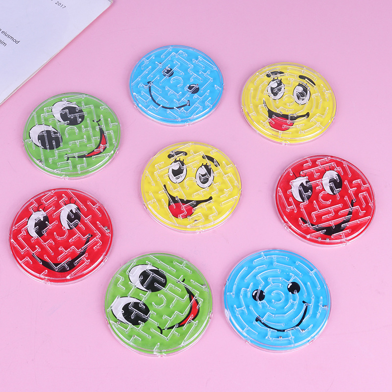 Children's smiling face expression maze educational toys ball track students kindergarten gifts intelligence development brain