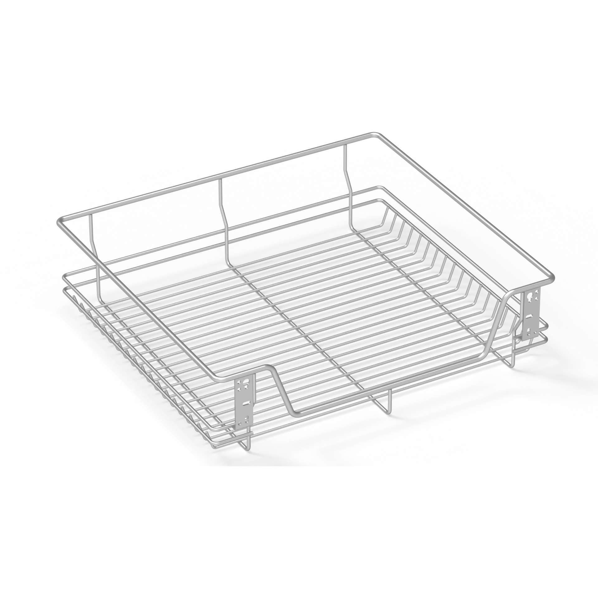 Cross-border pull-out dish rack cabinet pull-out basket drawer-type multi-layer cabinet pull-out basket side-mounted slide rail pot pull-out basket