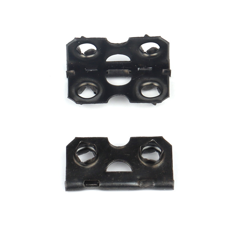 Photo frame back plate buckle cardboard hinge positioning black clip ear black hinge photo frame accessories 6229# butterfly buckle with barbed