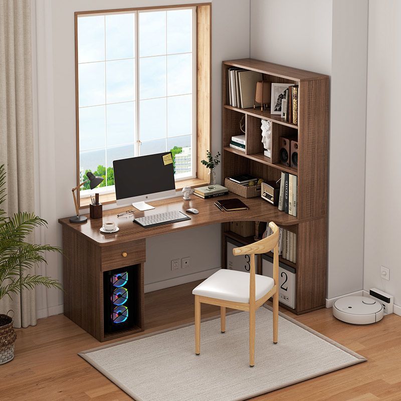 Writing Desk Desk Bookcase Integrated Table Corner Student Bedroom Home Simple Office Desktop E-Sports Computer Table