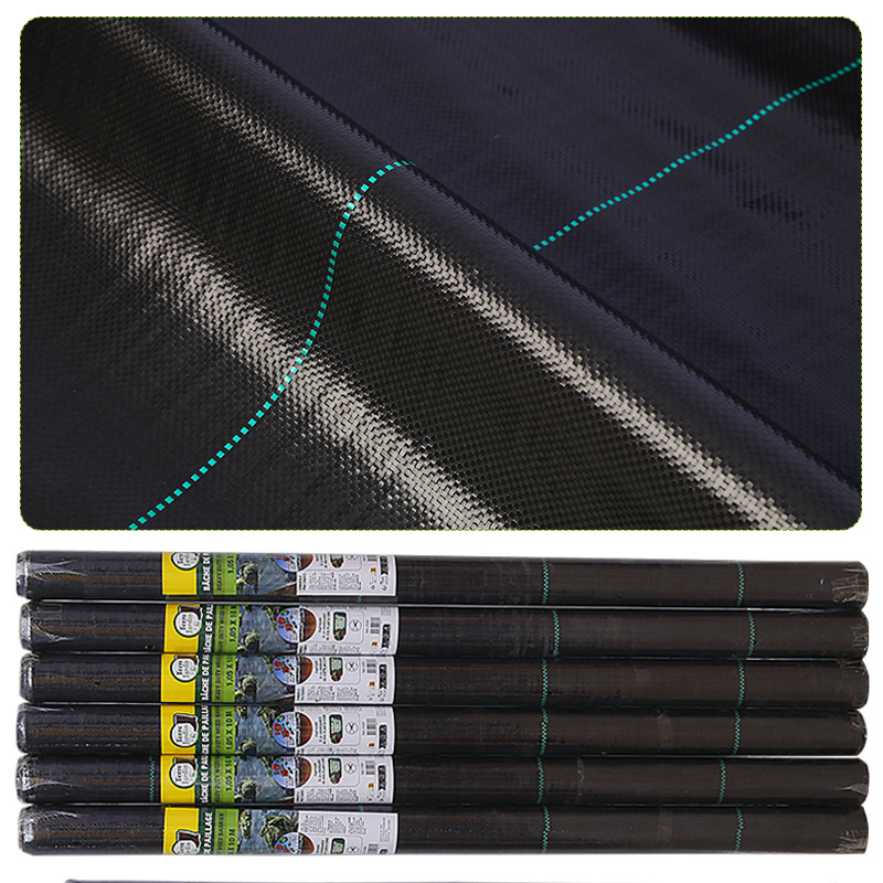 Amazon Grass-Proof Cloth, Anti-Aging Black Grass Cover Cloth, Cross-Border New Material, Gardening Ground Cloth, Orchard Weed-Killing Cloth Wholesale
