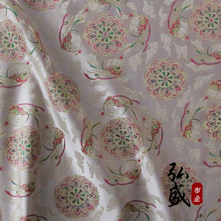 Имитация одежды эпохи Сун с узором Дуньхуан, платье кролика Фэтиан, китайская куртка, ткань в древнем стиле