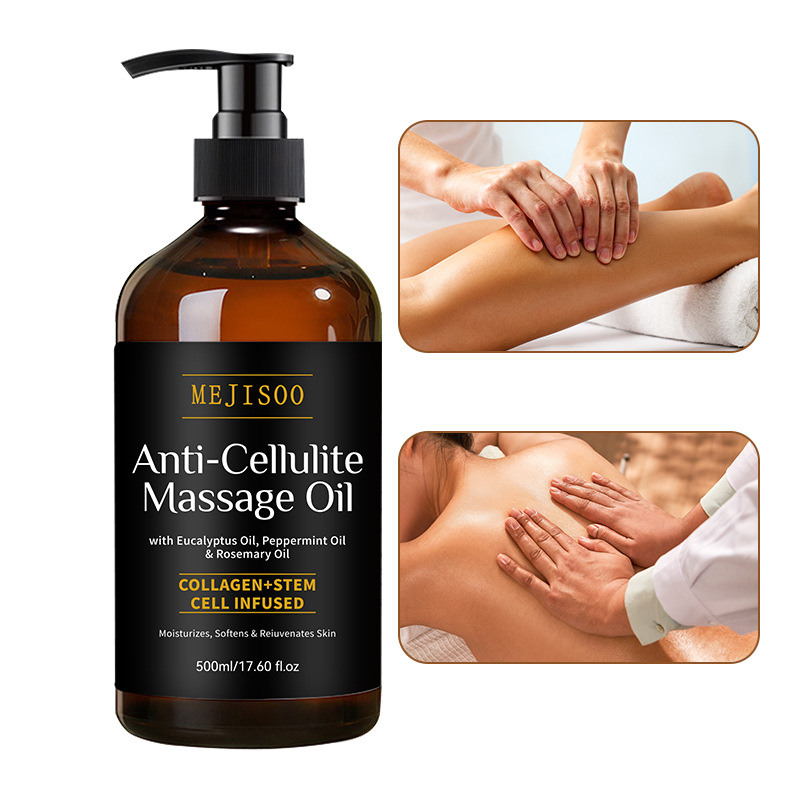 Cross-border Foreign Trade Body Fever Massage Essential Oil Anti-Cellulite Massage Oil Fragrance Body Oil