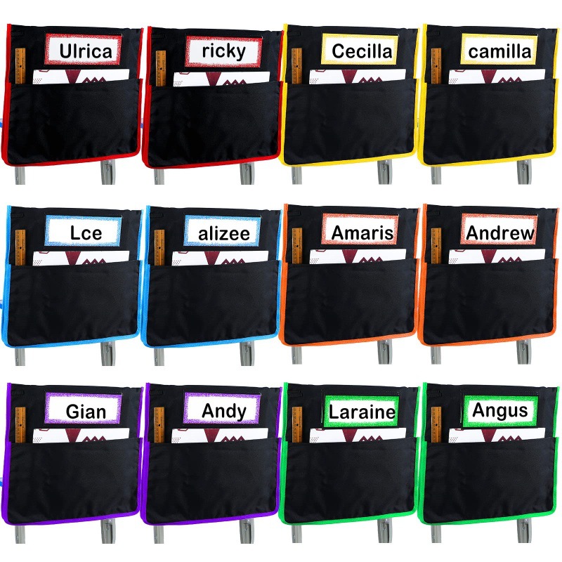 Amazon Hot Sale Chair Back Book Bag Chair Back Storage Bag Chair Back Bag Chair Back Storage Chair Pockets