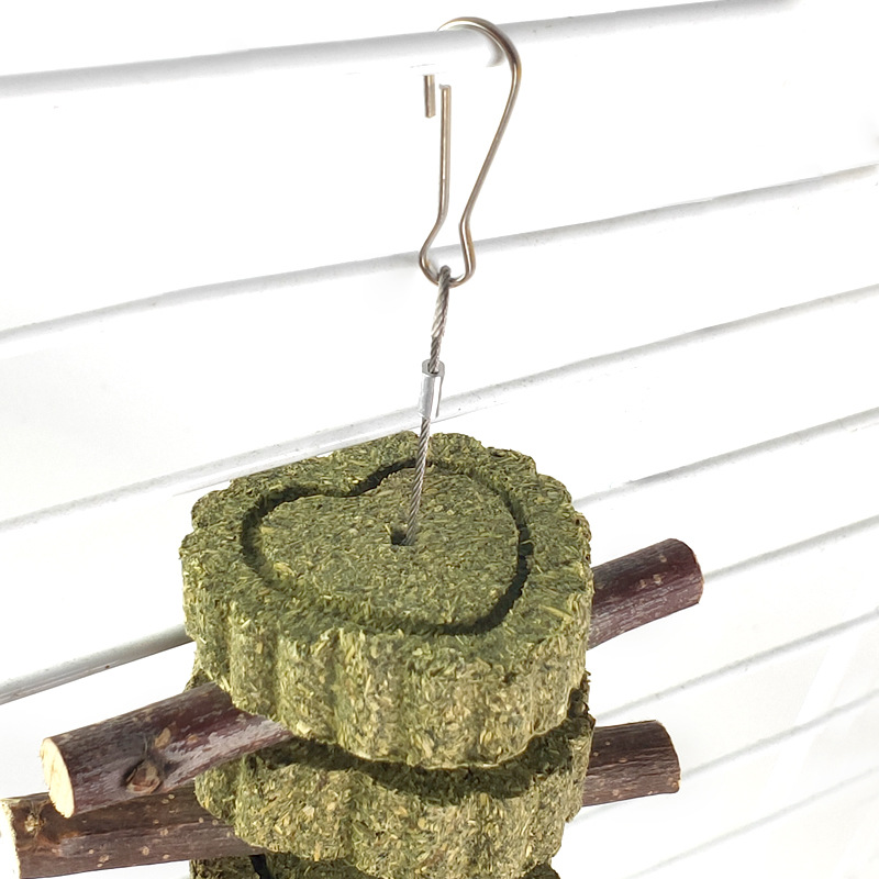 Grass cake apple branch grass ball molars string grass cake string rabbit bite string Dutch pig molars snacks pet supplies wholesale