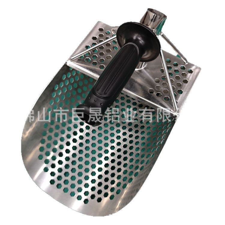 304 Stainless Steel Gold Panning Shovel Beach Treasure Hunting Filter Sand Detector Sand Scoop Filter Gold Panning Shovel