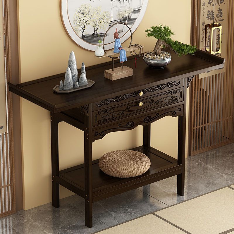 New Chinese Style Supply Table Modern Simple Entrance Table Table Long Fragrant Case Home Cabinet Guanyin Supply Table Supply Chain