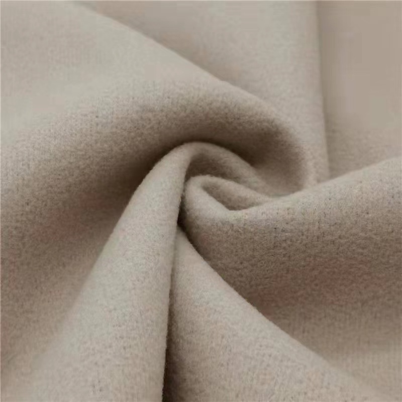 Factory direct dragon and phoenix cloth woolen knitted tweed fabric autumn and winter coat one-sided tweed material