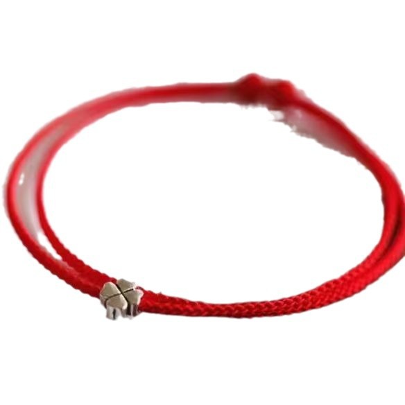 Lucky Hand Rope ~ Pure Hand-woven Simple Hand Rope Women's 2024 This Life Year Small Bracelet for Girlfriends Gift