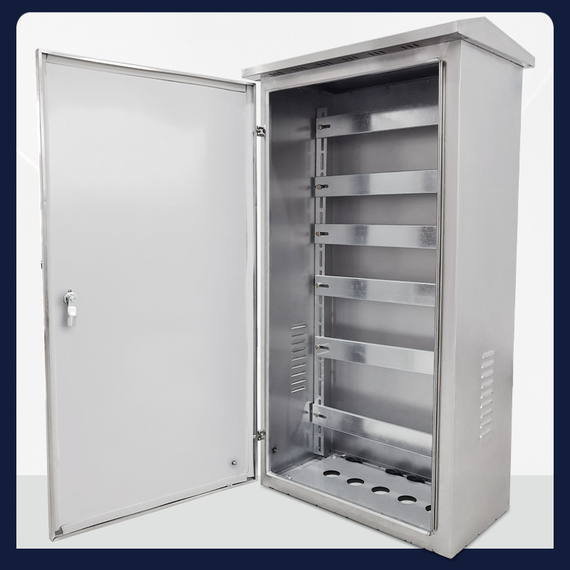 Outdoor Stainless Steel Control Box Distribution Box Waterproof Power Cabinet Monitoring Equipment Box Outdoor Network Cabinet Weak Current Box