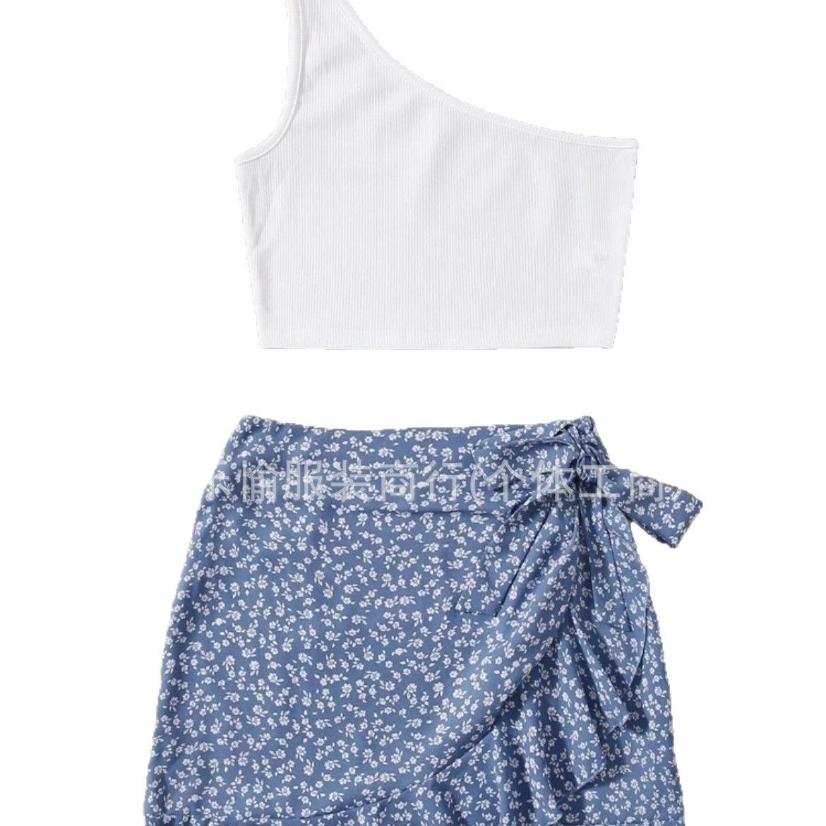 Foreign trade shein women's clothing miscellaneous tail goods sexy hot girl jacket pants Xiyin women's summer factory direct export