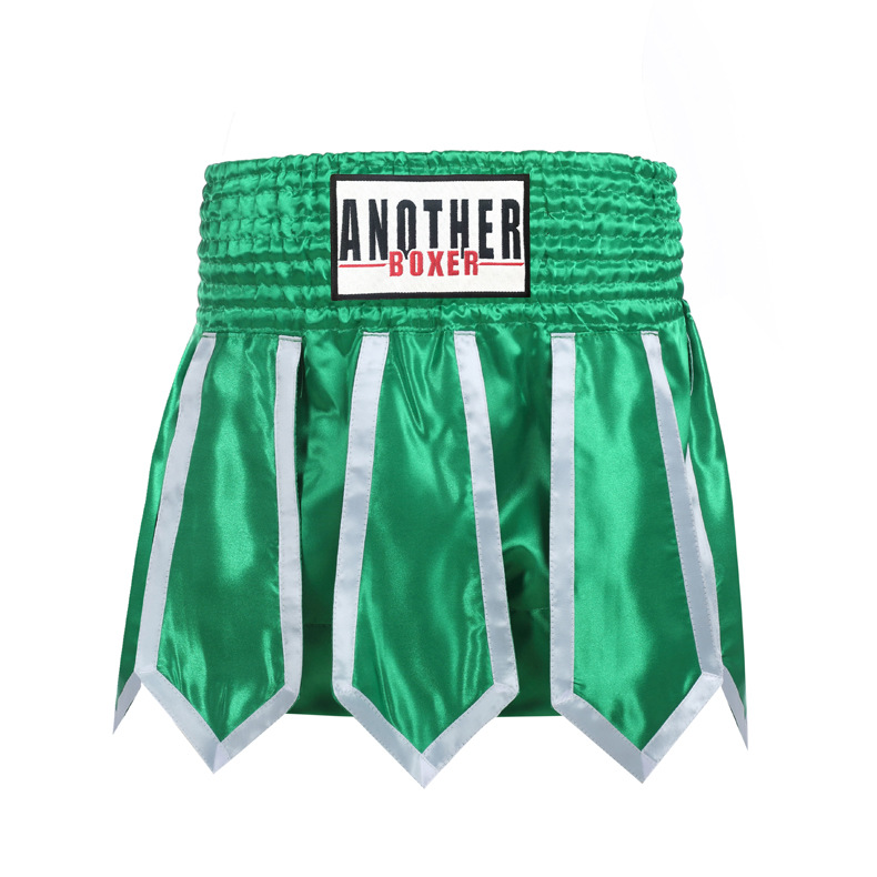 New Boxing Pants with Ribbons, Muay Thai Shorts, Competition Training Kickboxing Sanda Pants, Mixed Martial Arts Fighting Pants