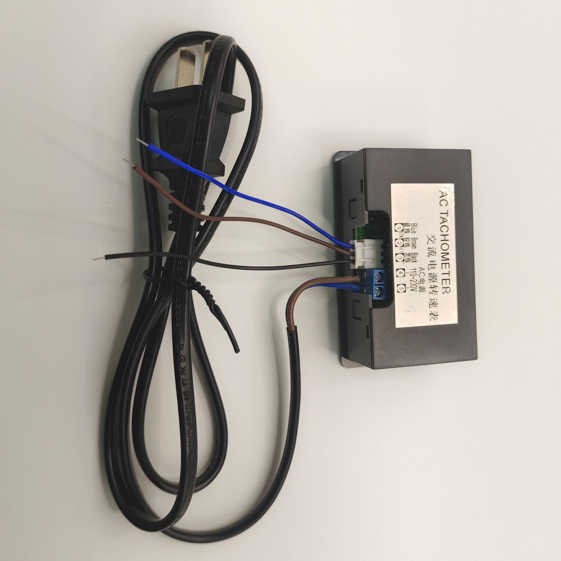220V AC high-precision digital display speedometer tachometer motor motor speedometer with hall sensor