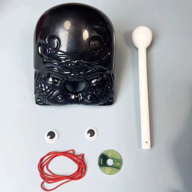 Маленькая деревянная рыбка из смолы артефакт для снятия стресса офисная медитация музыкальный инструмент