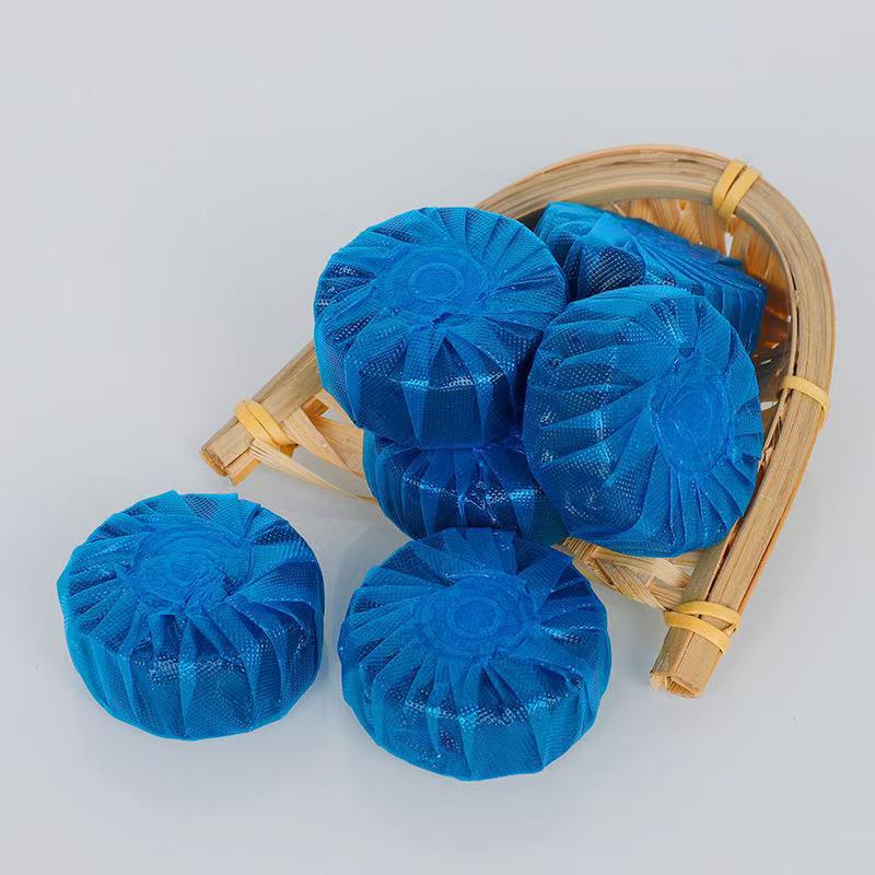 10 Packs of Blue Bubble Toilet Cleaning Spirit Deodorizing Cleaning Block Toilet Powerful Cleaner Fragrance Toilet Cleaning Treasure Wholesale