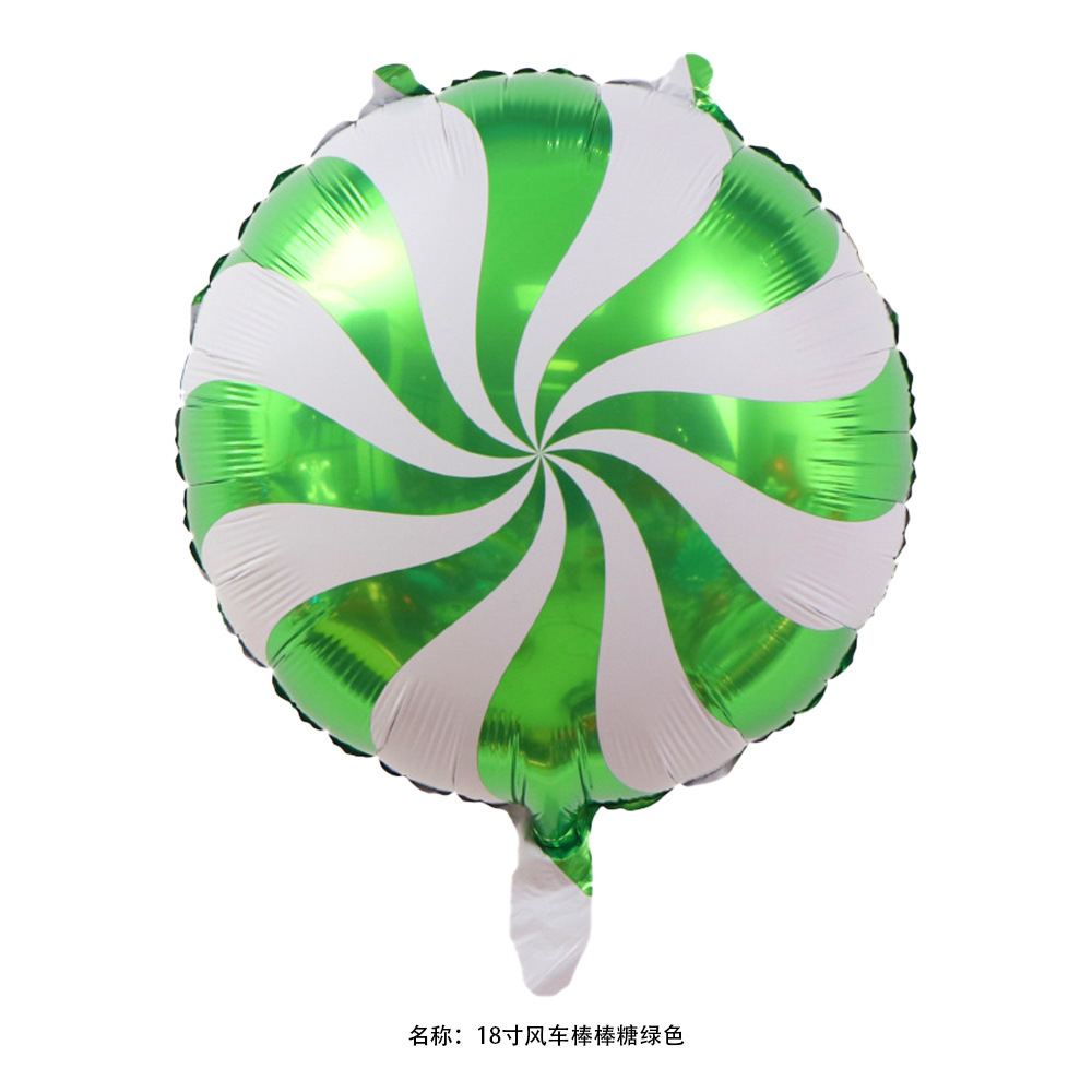 Cross-Border Christmas Aluminum Film Six-Sided Ball Gift Box Christmas Cane Windmill Lollipop Christmas Light Bulb Christmas Decoration