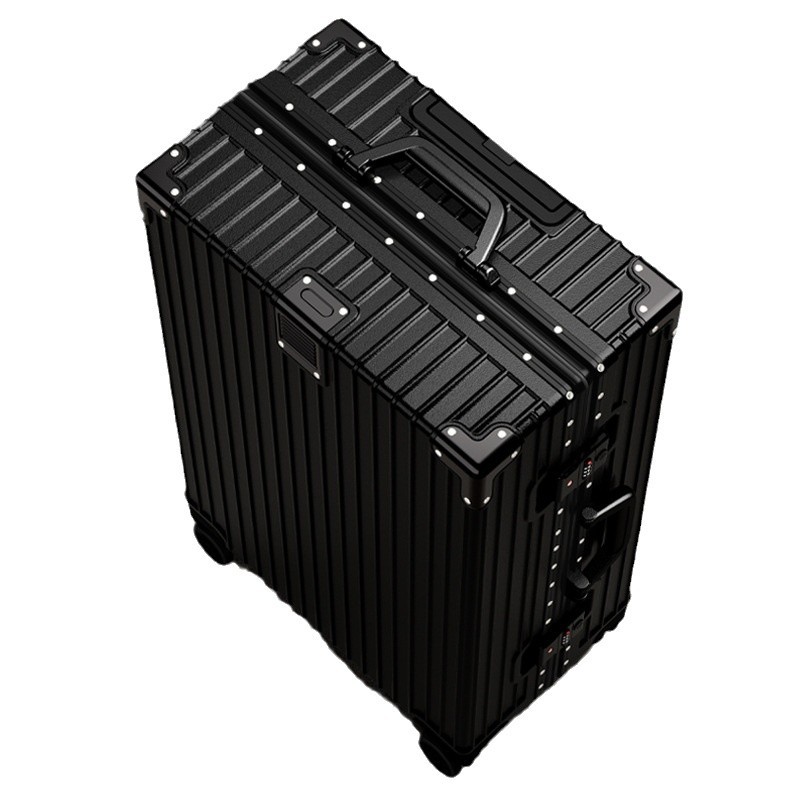 One-Piece Luggage Suitcase, Travel Suitcase for Female Students, Aluminum Frame Trolley Case for Male Students, 20inch Password-Protected Universal Wheel Luggage, Large Capacity