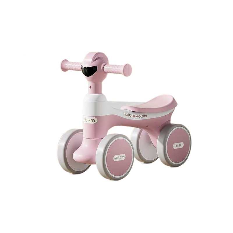 B yomi children's balance car without pedals 1-3 years old baby scooter scooter baby toddler scooter four-wheel scooter