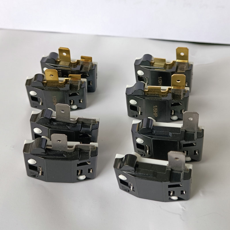 Refrigerator thermal overload protector 4TM butterfly refrigeration compressor flat protection PTC starter relay manufacturers wholesale