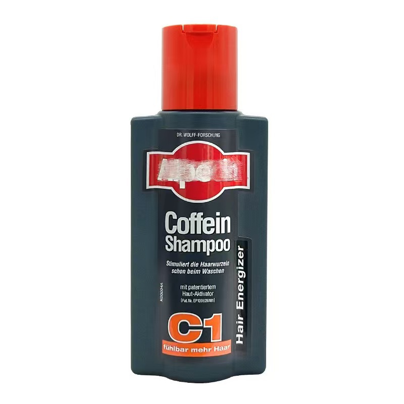 Cross-border German European Green C1 Nourishing Oil Control Caffeine Anti-dandruff Shampoo 250ml Silicone Oil Free Fluffy Anti-dandruff Shampoo