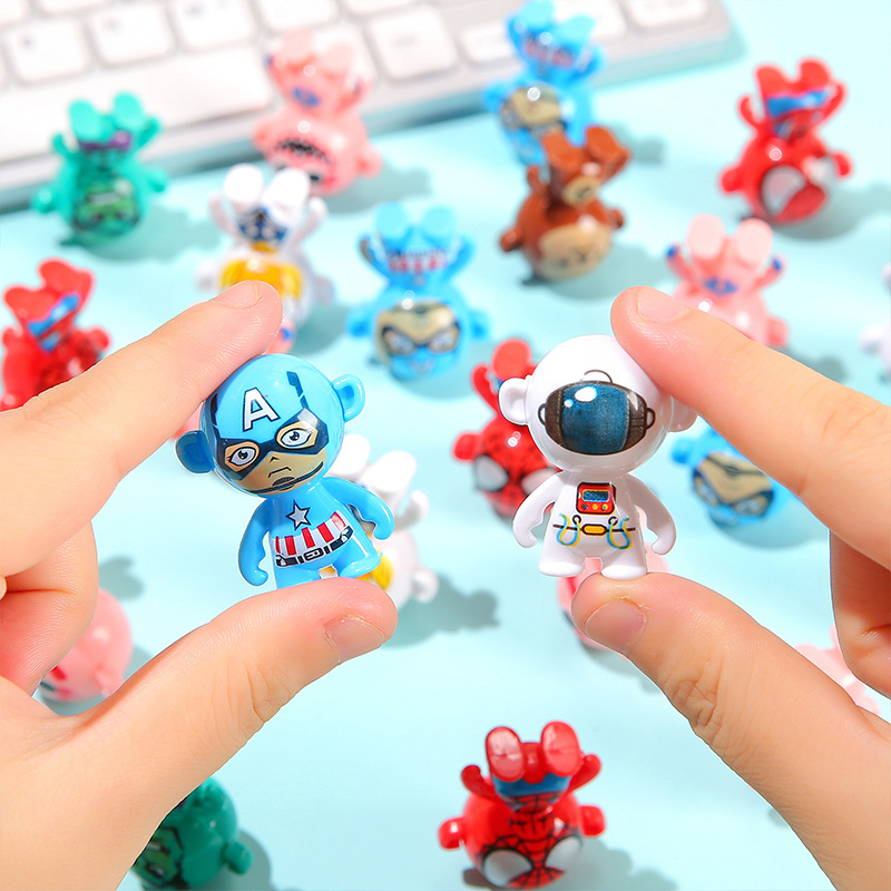 Mini Handstand Tumbler Cartoon Small Toy Children's Educational Desktop Game Kindergarten Push Activity Gift