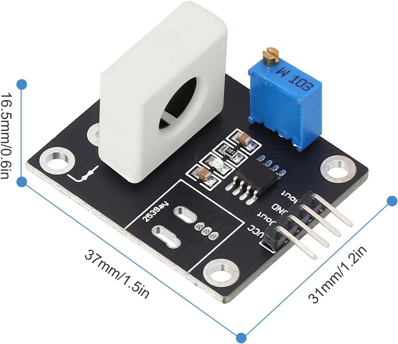 Arceli Dc 5V Wcs1700 Hall-Stromerkennungs-Sensormodul 70A Mi