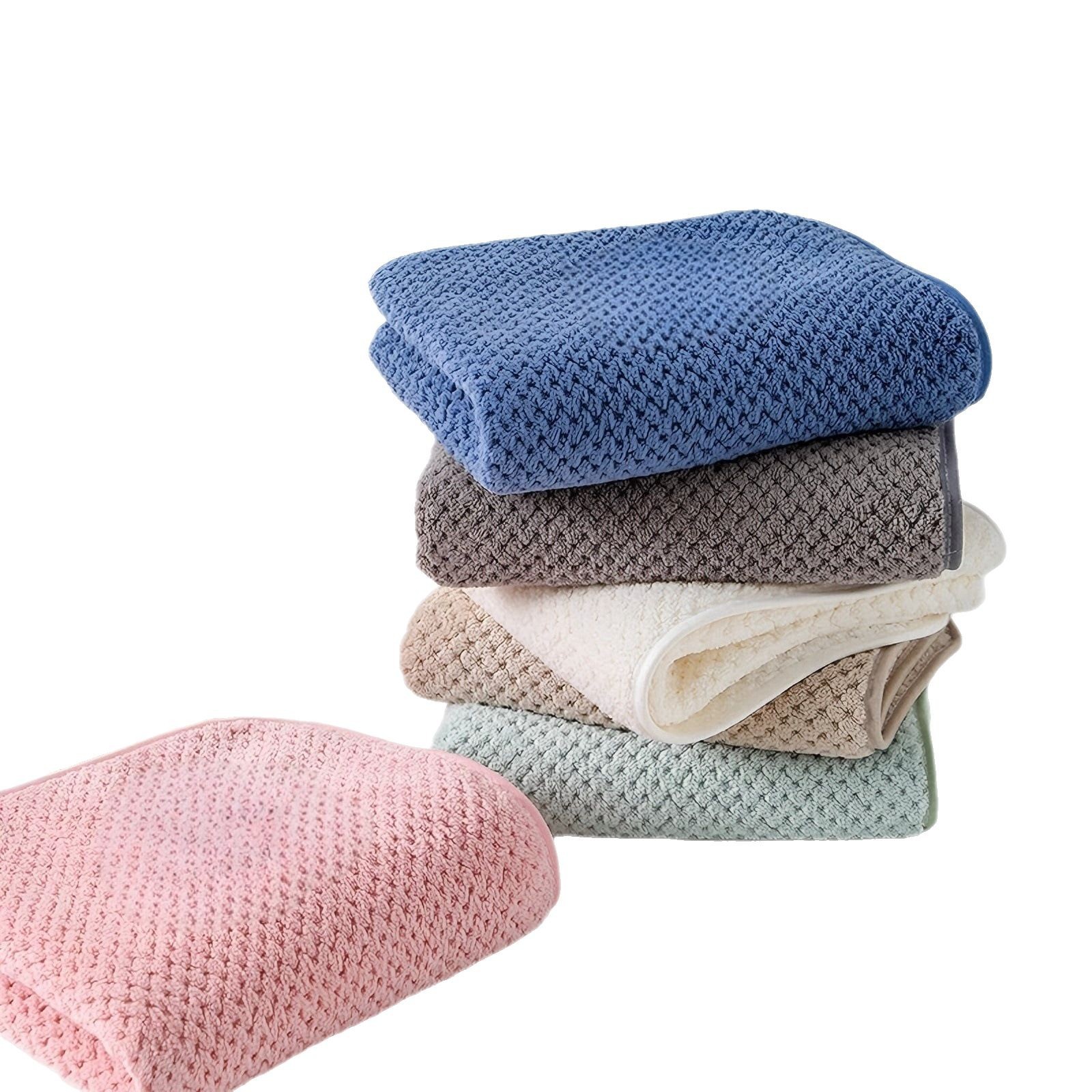 7A Antimicrobial Large Towel Sealed Separate Packaging Hair-free Household Adult Water Absorbent Quick-drying Hanging Face Towel