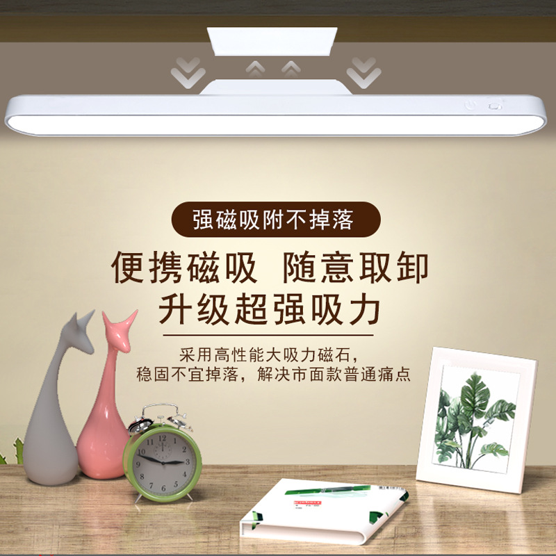 Eye protection led desk lamp College student dormitory lamp desk dormitory bedside study special punch-free magnetic suction cool lamp